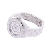 CHANEL Chanel J12 33mm h4861 boys white ceramic/SS watch Quartz mirror Dial A-Rank used silver stock