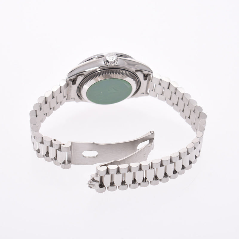 劳力士Datejust 10P Diamond Bezel Diamond 79136G Ladies PT Watch Automatic Silver Dial A Rank Used Ginzo