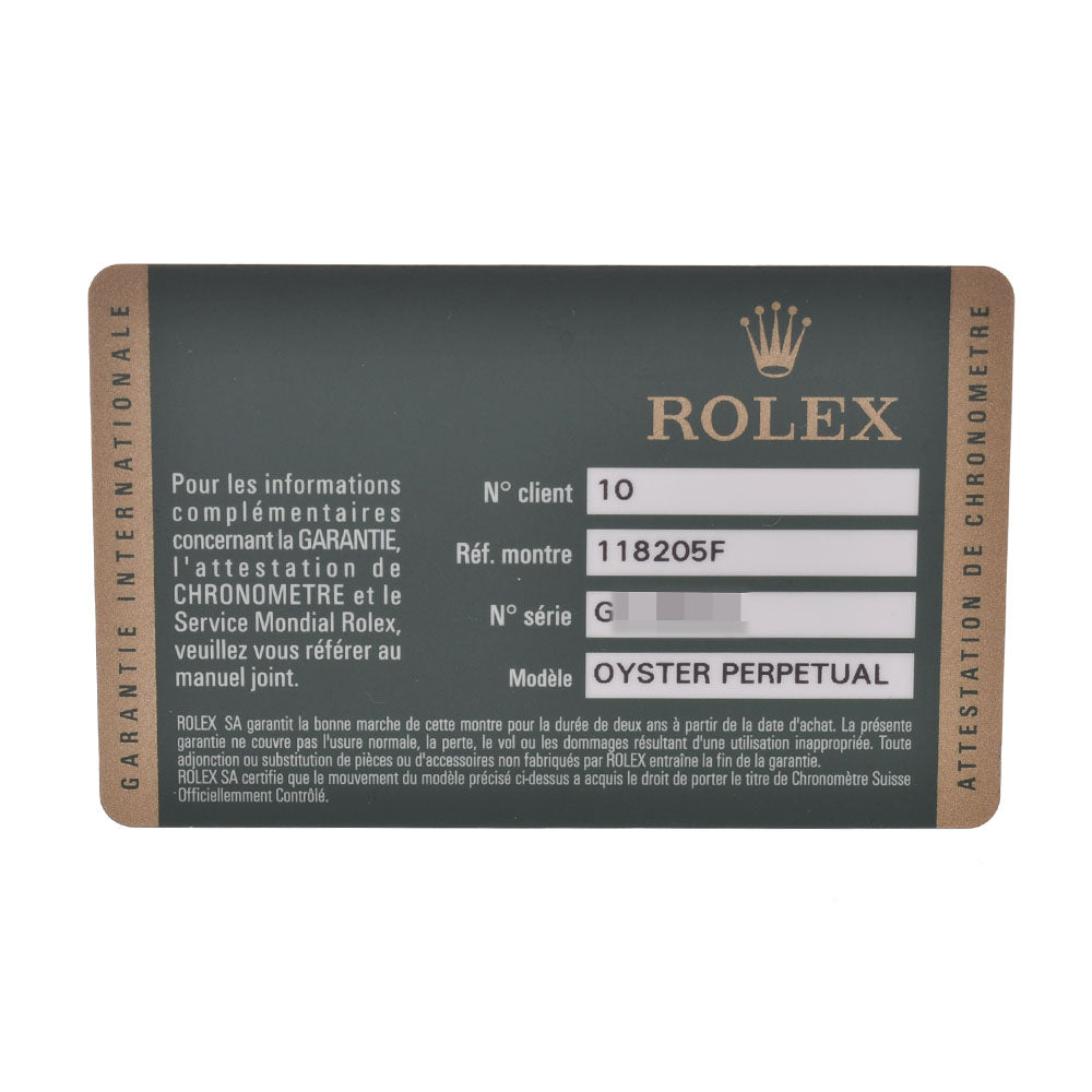 ロレックスデイデイト メンズ 腕時計 118205 ROLEX 中古 – 銀蔵オンライン