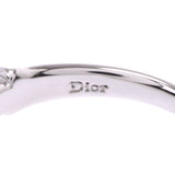 Christian Dior dior钻石10.5女士Pt900铂金戒指a级使用银