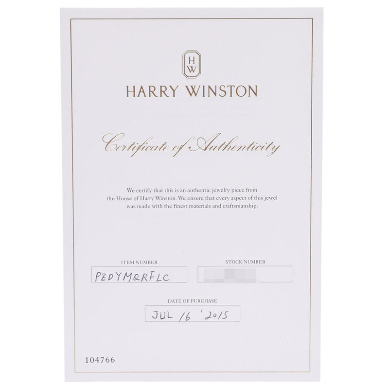 HARRY WINSTON ハリーウィンストン リリークラスター ネックレス レディース K18YG/ダイヤ ネックレス Aランク 中古 銀蔵