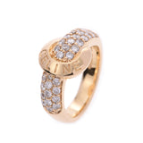 CELINE Celine Diamond 0.88ct: Ruby 0.02ct Ladies K18YG/Diamond/Ruby Rings Ring A-Rank used silver