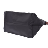 Longchamp Longchamp Le Pliage Top Handle Bag S Gray / Brown Gold Hardware L1621089300 Ladies Nylon / Leather Handbag New Ginzo