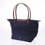 Longchamp Roncamp Le Preage L Long Navy/Tea Gold Gold Gold Furniture L1899089556 Ladies, Nylon/Leather, Totebags, New Sinware