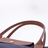 Longchamp long Champ long s Navy / tea gold hardware l2605089556 Womens nylon / Leather Tote Bag