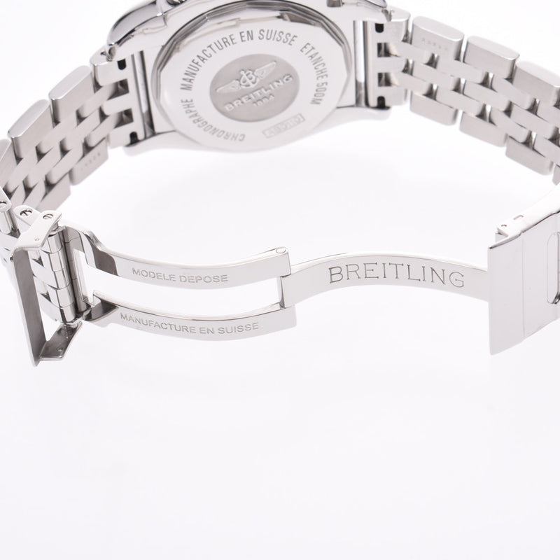 BREITLING ブライトリング クロノマット44 AB0110 メンズ SS 腕時計 自動巻き シェル文字盤 Aランク 中古 銀蔵
