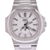 PATEK PHILIPPE Patek Philippe Nautilus annual calendar 5726/1A-010 men's SS watch white dial a rank used silver stock