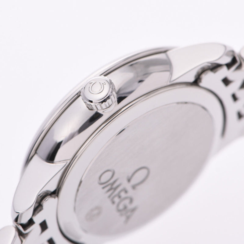 Omega Deville 424.10.24.60.01.001 Ladies SS Watch quartz black dial