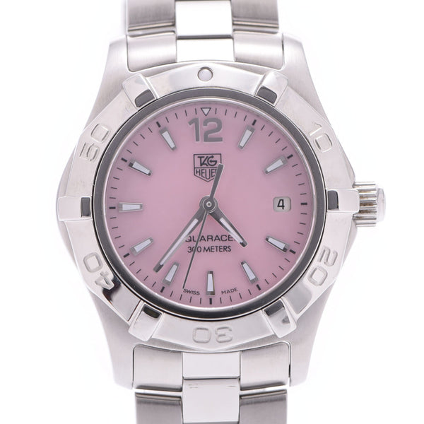 TAG HEUER Tag WAF1418: Ladies and WAF1418 Ladies Pinkshell: Pinkshell, Class A, Used Silver.