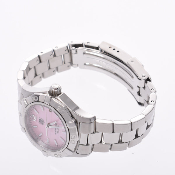 TAG HEUER Tag WAF1418: Ladies and WAF1418 Ladies Pinkshell: Pinkshell, Class A, Used Silver.