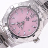 TAG HEUER Tag WAF1418: Ladies and WAF1418 Ladies Pinkshell: Pinkshell, Class A, Used Silver.