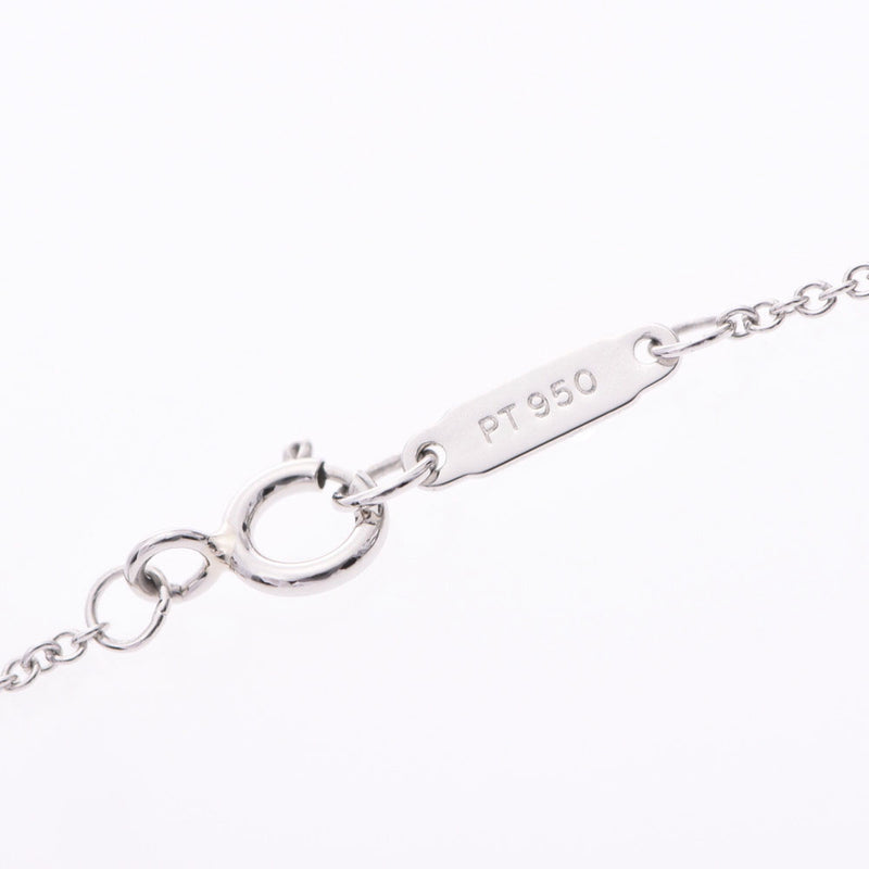 TIFFANY & Co. Tiffany Aria Diamond Pendant Ladies Pt950 Platinum Necklace A Rank Used Ginzo