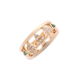 MOUAWAD Moward Diamond Emerald No. 11 Ladies K18YG Ring / Ring A Rank Used Ginzo