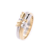 Van Cleef & Arpels Van Cleef & Arpels Ribbon Motif # 15.5 15.5 Ladies K18YG / WG Ring / Ring A Rank Used Ginzo