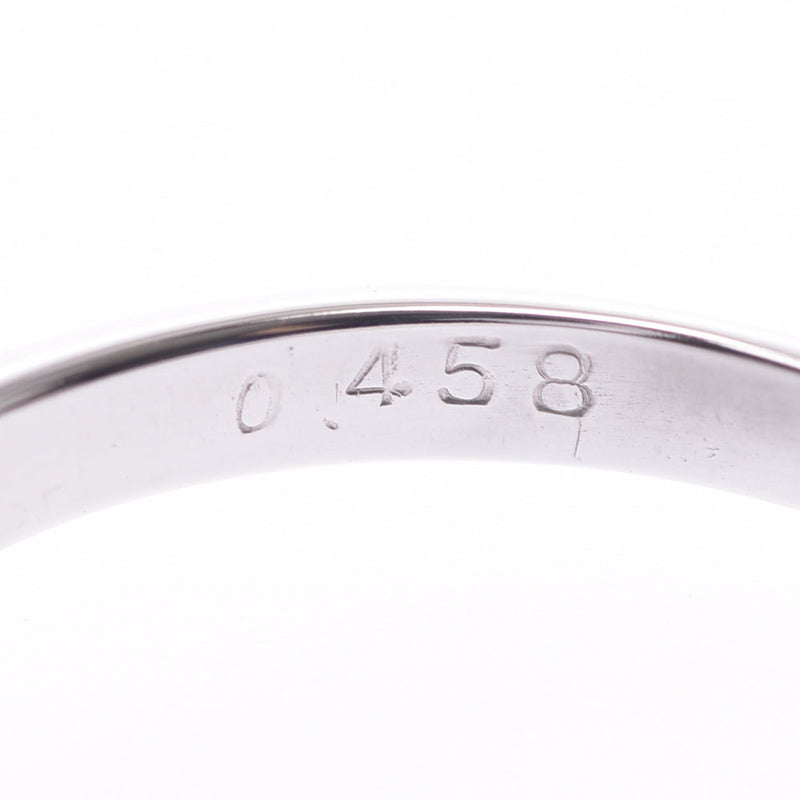 その他 ダイヤ0.458ct G-VS1-VG 一粒ダイヤ 8号 レディース Pt900プラチナ リング・指輪 Aランク 中古 銀蔵