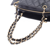 CHANEL Chanel Matrasse PTT Petit Time Rest Tote Bag Black Gold Hardware Ladies Caviar Skin Handbag A Rank Used Ginzo