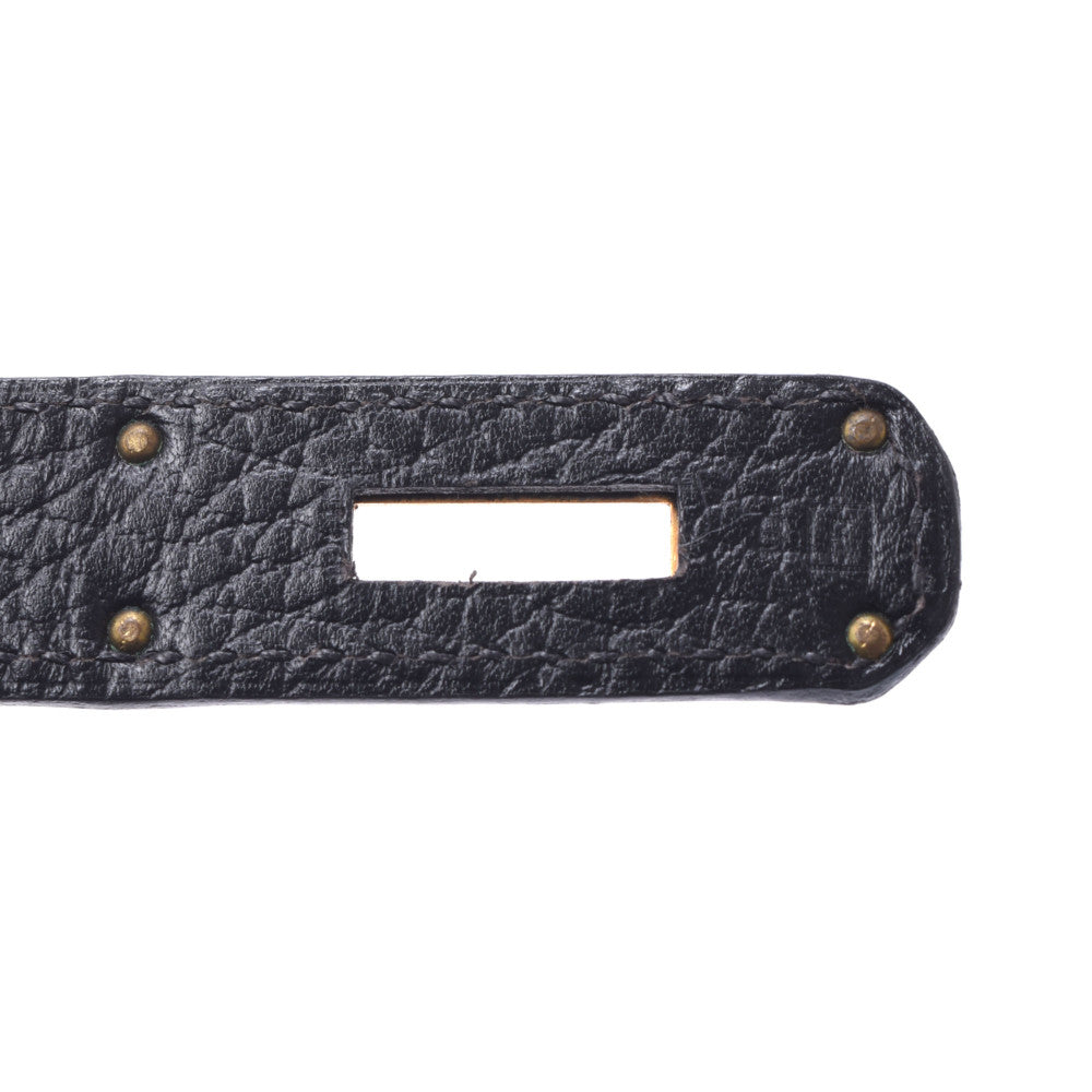 Hermes 40 14139黑金金属配件□F刻花（大约2002年）刻花男女通用