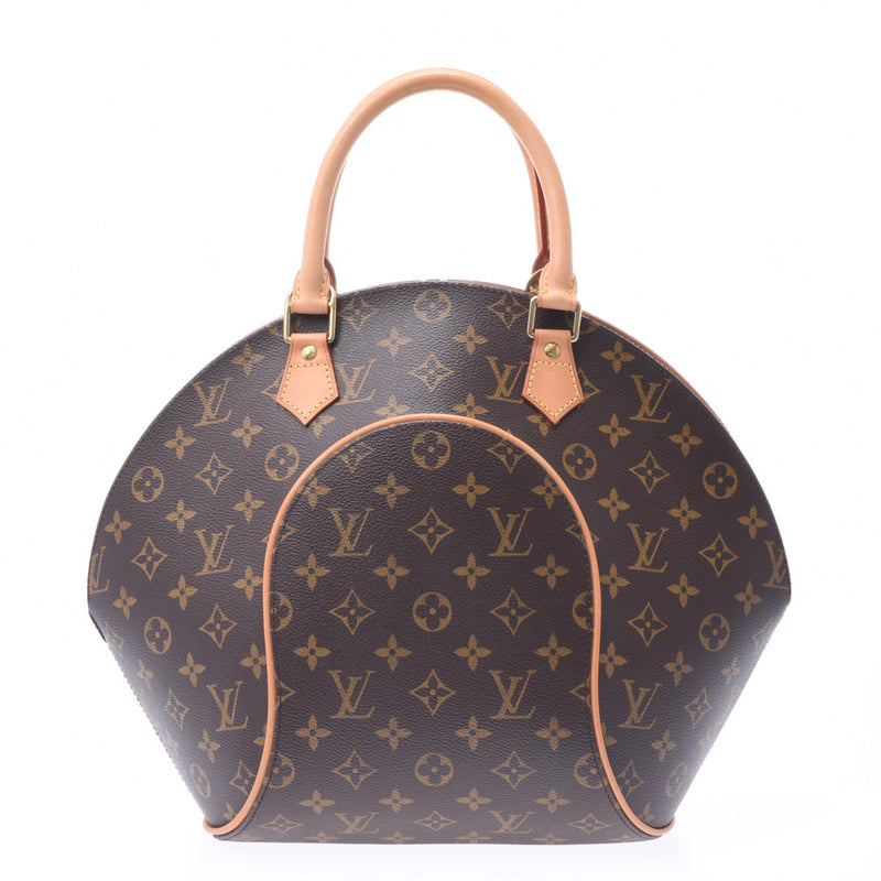 LOUIS VUITTON Monogram Ellipse MM Brown M51126 Ladies Handbag A Rank Used Ginzo