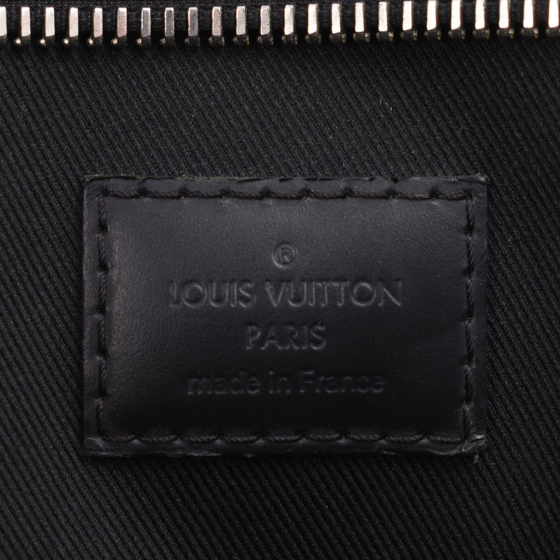 LOUIS VUITTON Louis Viton, 2WAY, Black/Gray, Black/Gray N41467 Med Damiae Graffiti, canvas handler, B-rank, used silver storehouse.