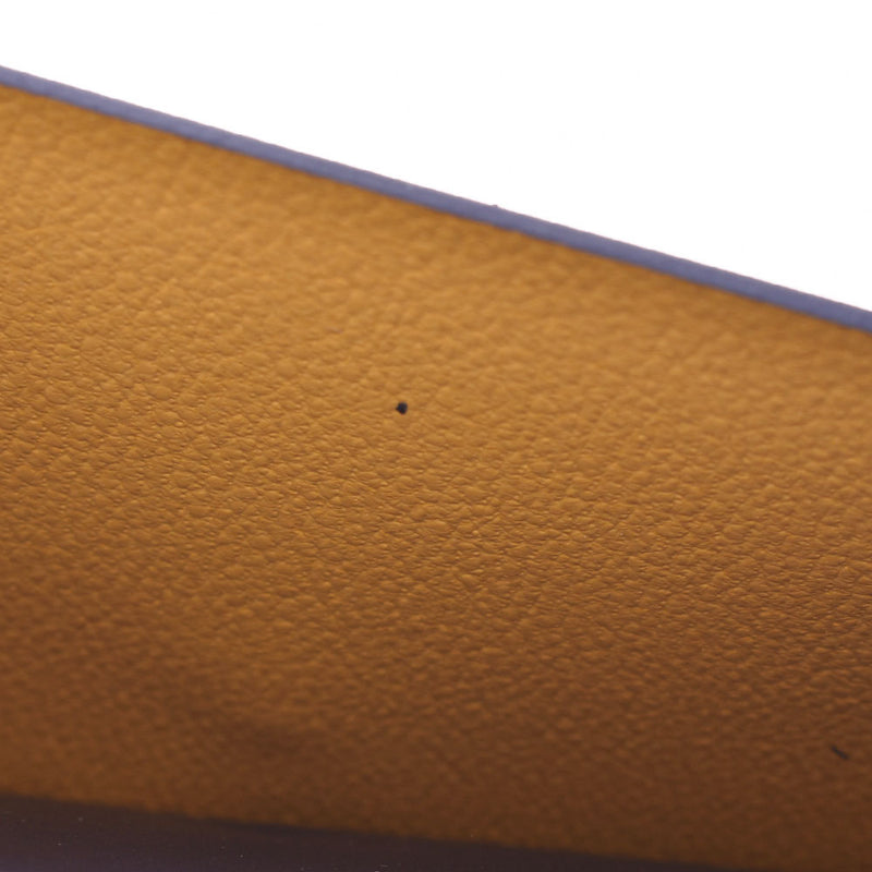 GOYARD Richelieu Bi-Fold Wallet Navy Unisex PVC / Leather Wallet A Rank Used Ginzo
