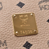 MCM エムシーエム 2WAYバッグ ベージュ ゴールド金具 レディース レザー トートバッグ Bランク 中古 銀蔵