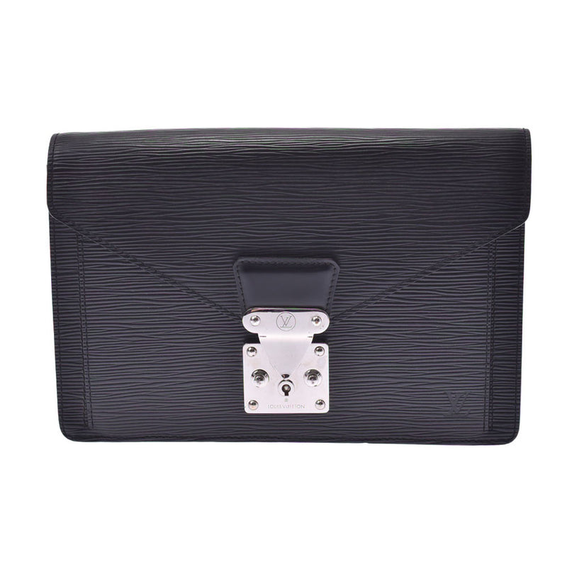 LOUIS VUITTON ルイヴィトン エピ セリエドラゴンヌ クラッチバッグ 黒 シルバー金具 M52762 メンズ エピレザー セカンドバッグ ABランク 中古 銀蔵