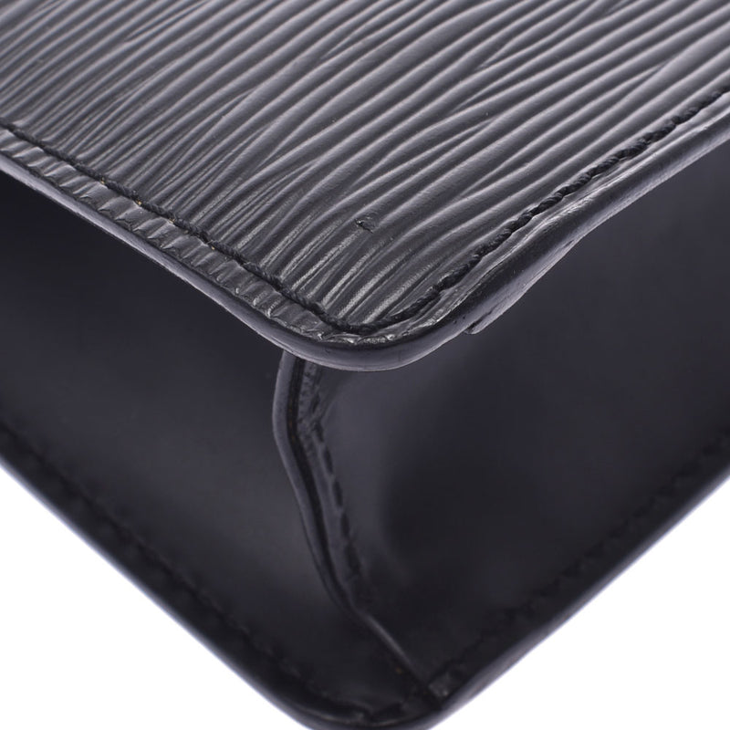 LOUIS VUITTON ルイヴィトン エピ セリエドラゴンヌ クラッチバッグ 黒 シルバー金具 M52762 メンズ エピレザー セカンドバッグ ABランク 中古 銀蔵