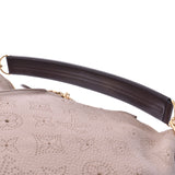 LOUIS VUITTON Monogram Mahina Selene PM Sable M93984女士皮革2WAY手提袋B等级二手Ginzo