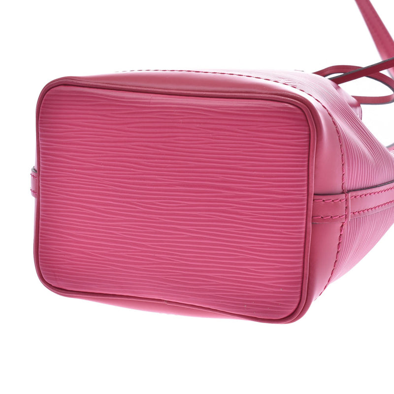 LOUIS VUITTON Epi Nanoe Hot Pink M42573 Ladies Epi Leather Shoulder Bag A Rank Used Ginzo