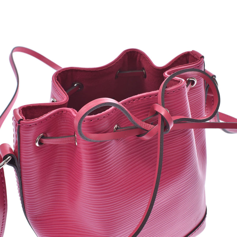 LOUIS VUITTON Epi Nanoe Hot Pink M42573 Ladies Epi Leather Shoulder Bag A Rank Used Ginzo