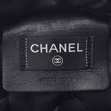 CHANEL Chanel, Donne, enboned, backpack, black, black, nylon, Luc Duck, Dark, B, B, used silver.