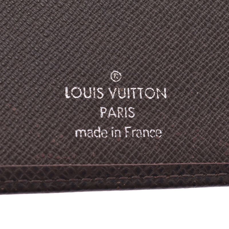 LOUIS VUITTON Ruiviton, Tiger, Fouil, Frobin, Florin, M31118, men, leather, two, wallet, B, Class used, silver.