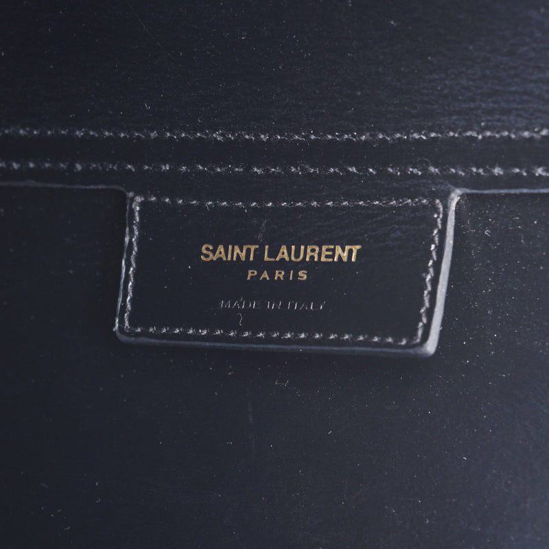 SAINT LAURENT サンローラン 黒 レディース カーフ トートバッグ ABランク 中古 銀蔵