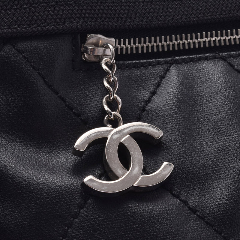 CHANEL Chanel, Palivia Ritz, Toto GM, Black Ladies, Leather, Canvas, Totobag AB rank, used silverware.