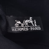 HERMES Hermes Bored Pouch MM Black Unisex Canvas Pouch B Rank Used Ginzo