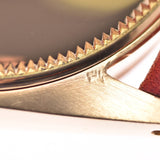 ROLEX 劳力士牡蛎永久古董 1009 男孩 YG/皮革手表自动绕组银表盘 A 级二手银藏