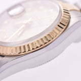 ROLEX ROLEX: DaitJast 10P Diamond: 69173G Ladies YG/SS wristwatch, automatically scroll, AB, used, AB, used, rank of silver.
