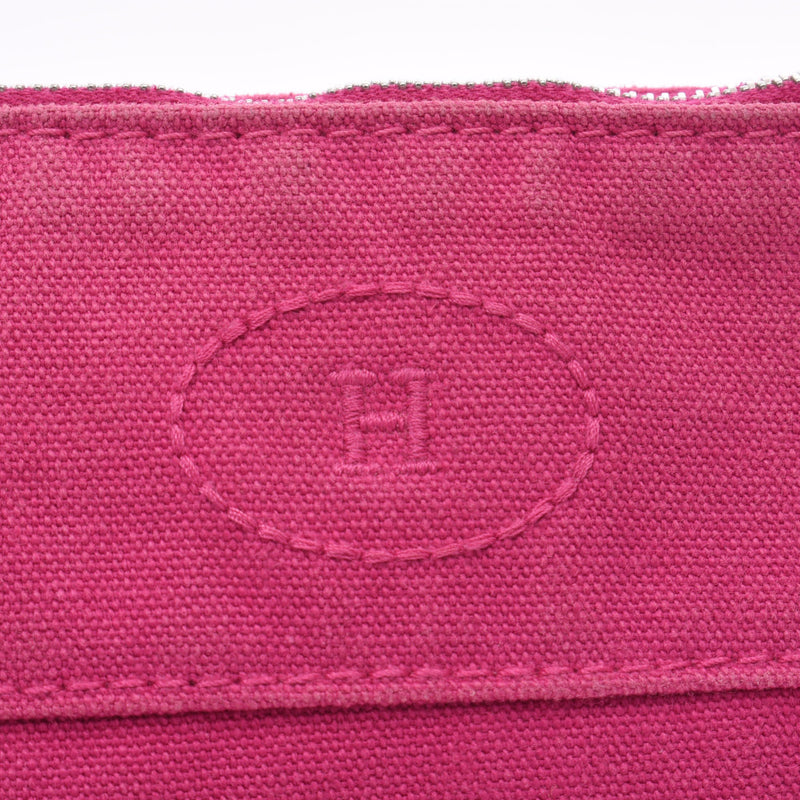 HERMES Hermes, Bolyde Pouch 20, Pink, Unisex, Canvas, Pouch B, used silverware.