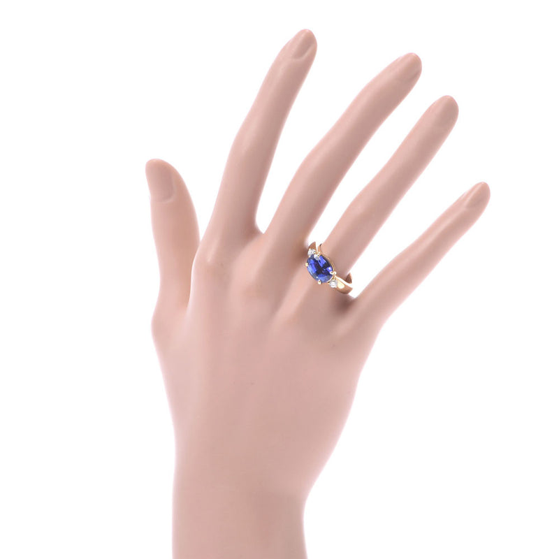 [Financial sales] Other Tanzanite 3.54ct Diamond 0.21ct 11 Ladies K18yg Ring / Ring A-Rank Used Sinkjo