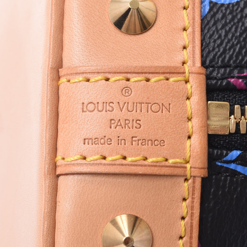 LOUIS VUITTON ルイヴィトン マルチカラー アルマ 黒 M92646 レディース モノグラムマルチカラー ハンドバッグ ABランク 中古 銀蔵