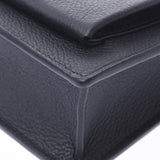 Louis Vuitton pochette lock me chain black silver metal m63471 Womens Leather Shoulder Bag NEW