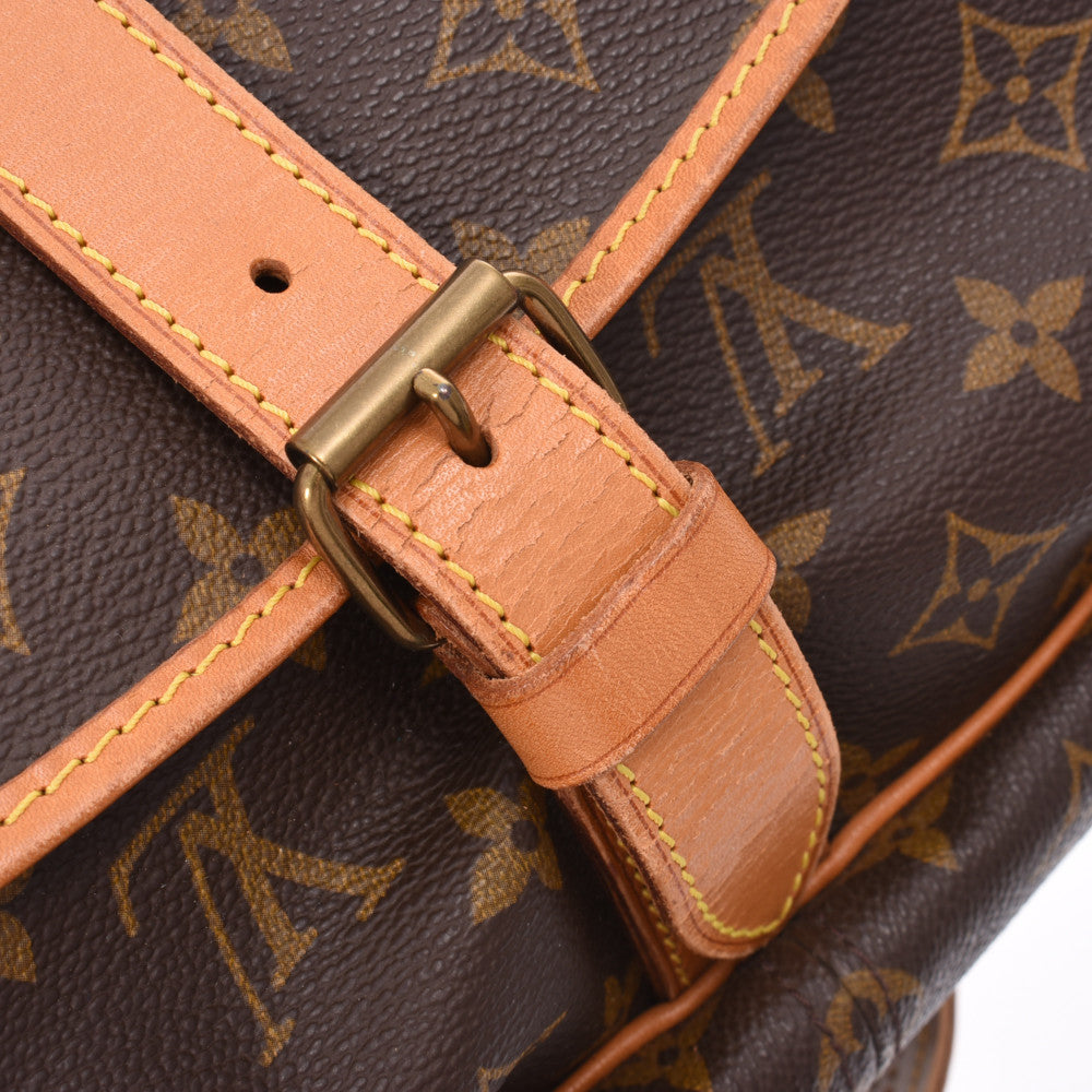 ルイヴィトンソミュール35 14145 ブラウン ユニセックス モノグラムキャンバス ショルダーバッグ M42254 LOUIS VUITTON 中古  – 銀蔵オンライン