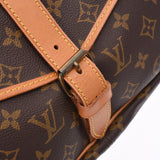 LOUIS VUITTON ルイヴィトン モノグラム ソミュール35 ブラウン M42254 ユニセックス モノグラムキャンバス ショルダーバッグ Bランク 中古 銀蔵