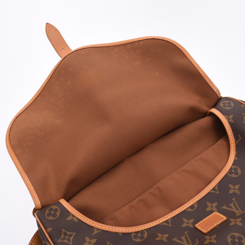 ルイヴィトンソミュール35 14145 ブラウン ユニセックス モノグラムキャンバス ショルダーバッグ M42254 LOUIS VUITTON 中古  – 銀蔵オンライン