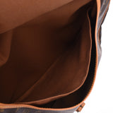 LOUIS VUITTON ルイヴィトン モノグラム ソミュール35 ブラウン M42254 ユニセックス モノグラムキャンバス ショルダーバッグ Bランク 中古 銀蔵