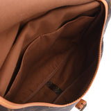 LOUIS VUITTON ルイヴィトン モノグラム ソミュール35 ブラウン M42254 ユニセックス モノグラムキャンバス ショルダーバッグ Bランク 中古 銀蔵