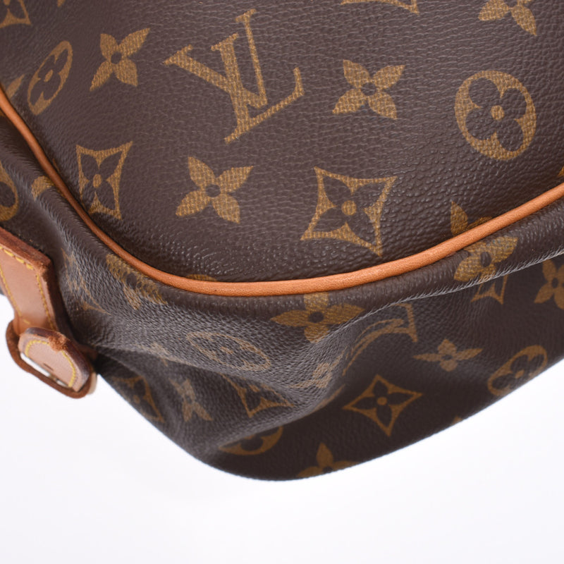 LOUIS VUITTON Louis Vuitton Monogram Saumur 35 Brown M42254 Unisex Monogram Canvas Shoulder Bag B Rank Used Ginzo