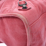 BALENCIAGA Valesiaga, City 2WAY bag, red leeders, handbags, B-rank used silver,