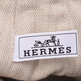 HERMES Hermes cavalier one-shoulder bag beige system unisex canvas body bag B rank used silver