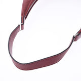 HERMES高胭脂灰□D刻花（约2000年）女士Taurillon Clemence单肩包B等级二手Ginzo